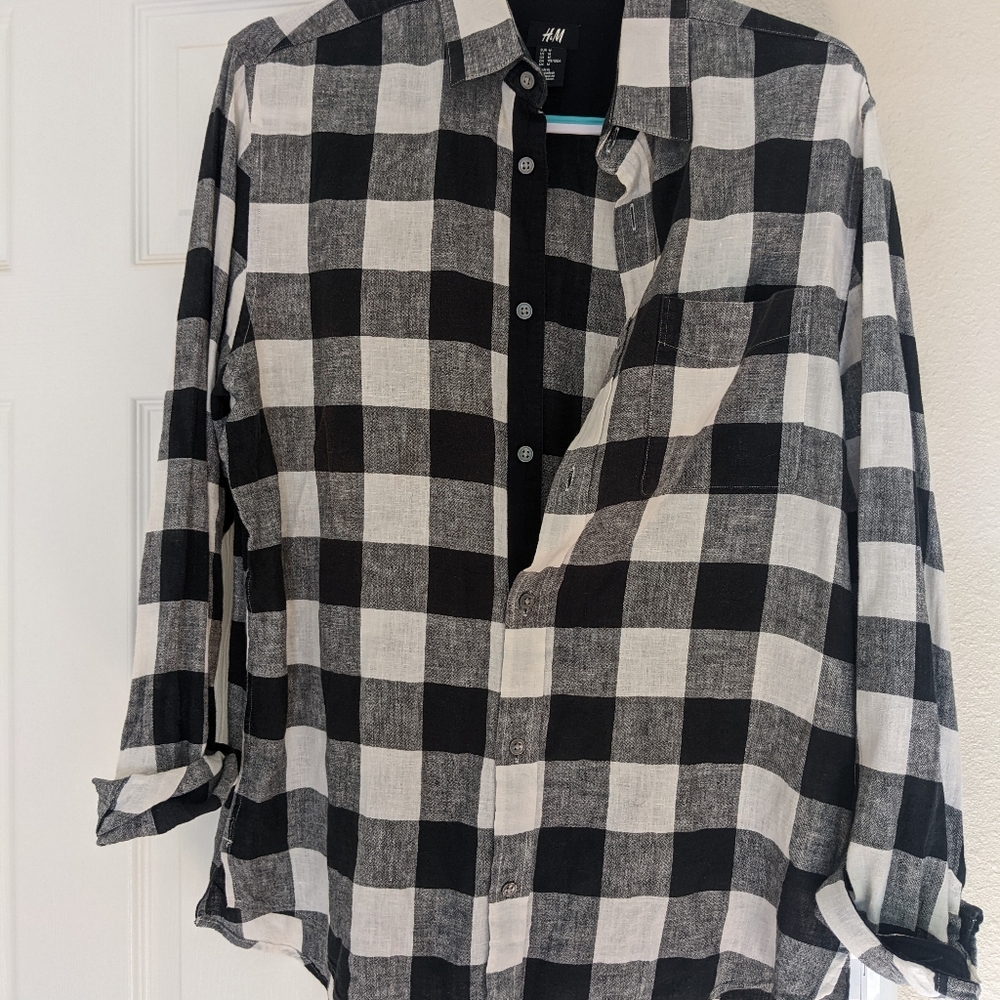 H&M Flannel Size Medium #29
